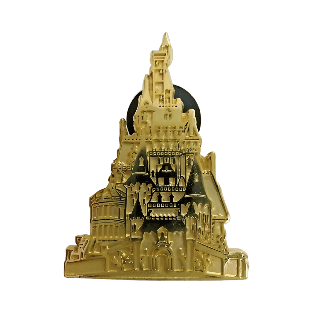 Beast's Castle in Gold Disney pin