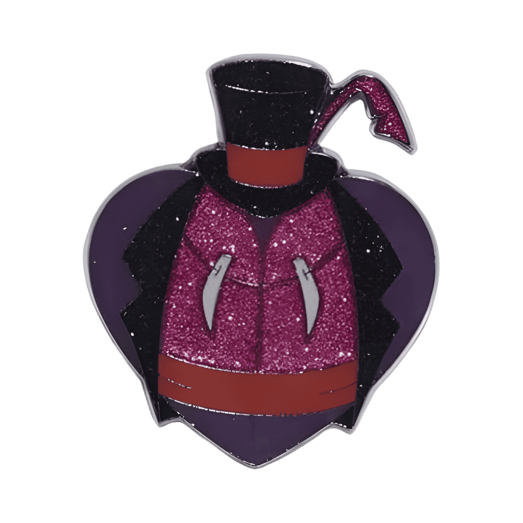 Dr. Facilier Glitter Heart Disney pin