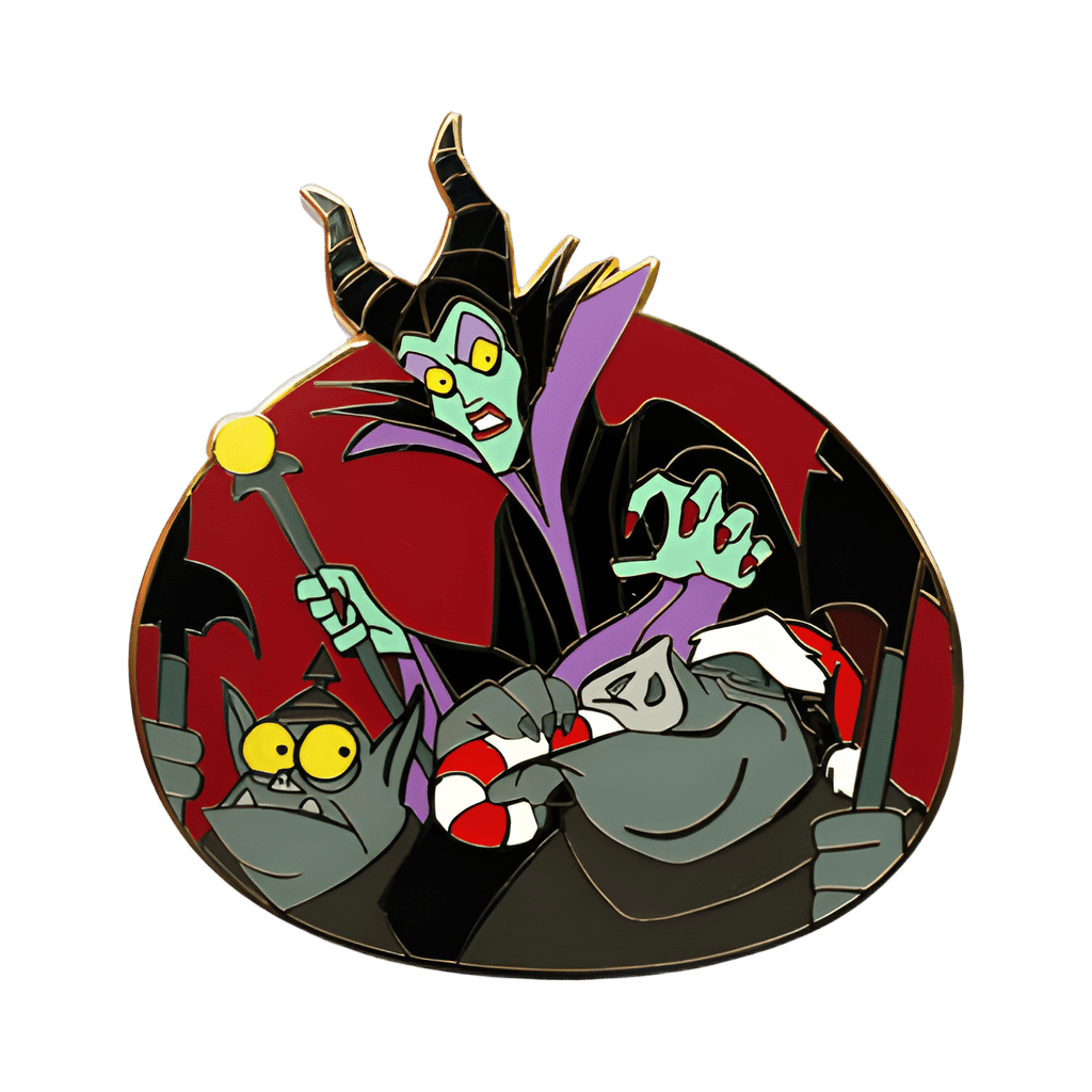 Maleficent and Goons with Candy Cane Disney pin