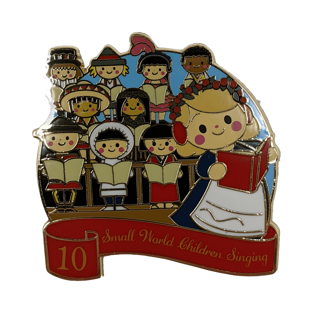 10 Small World Children Singing Disney pin
