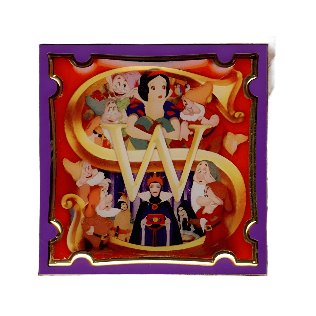 Snow White Monogram Disney pin