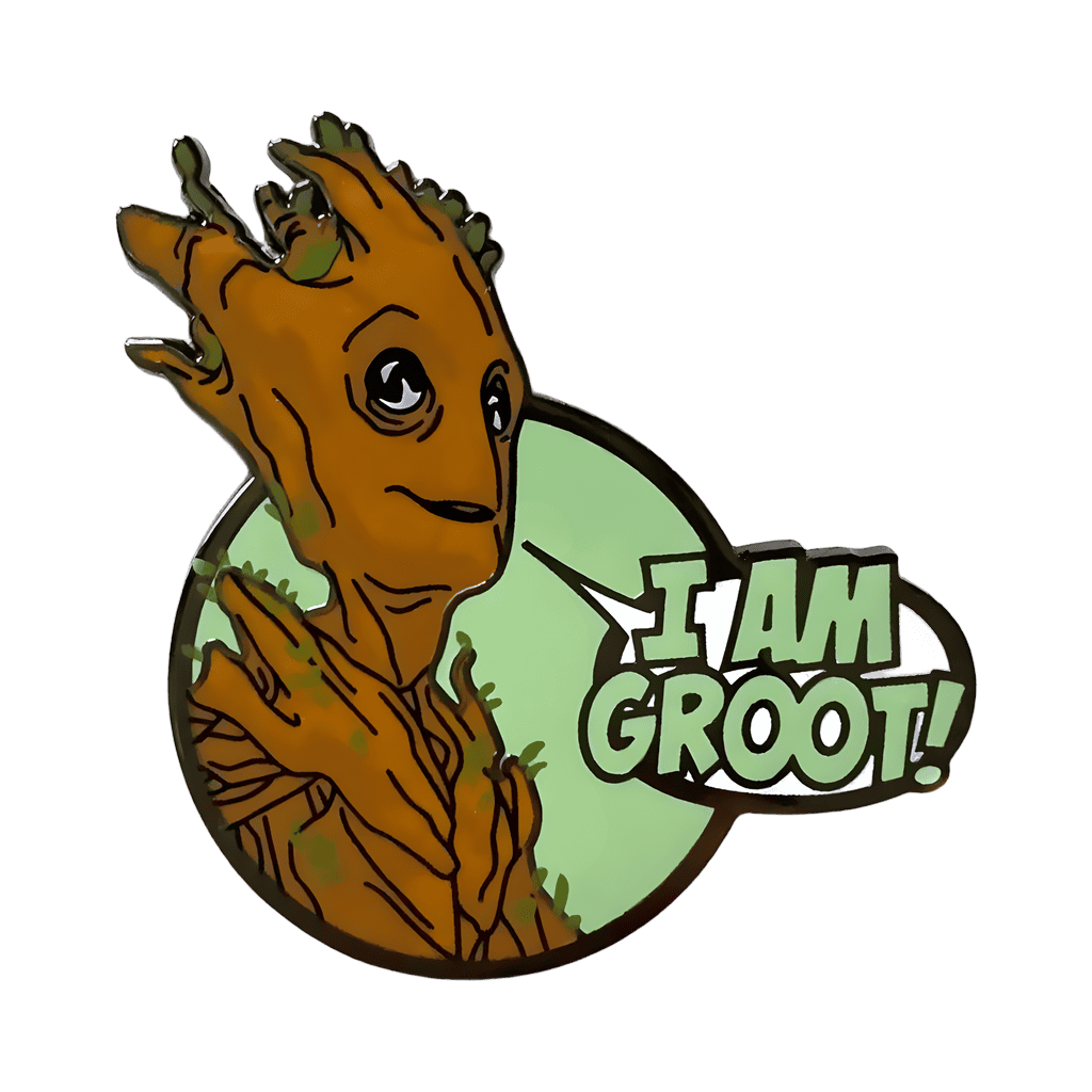 Groot in a Light Green Circle Disney pin