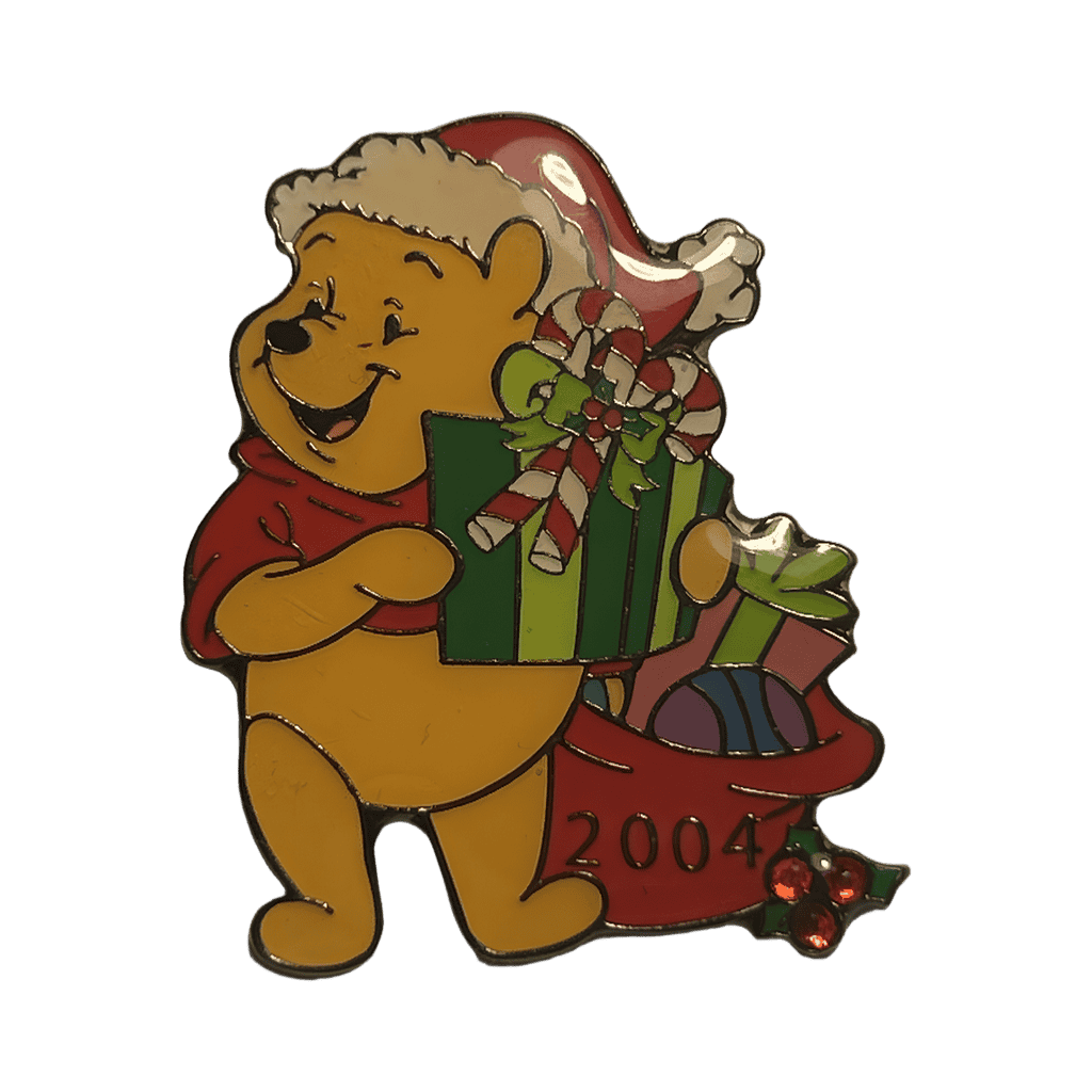 Pooh with Presents Disney pin