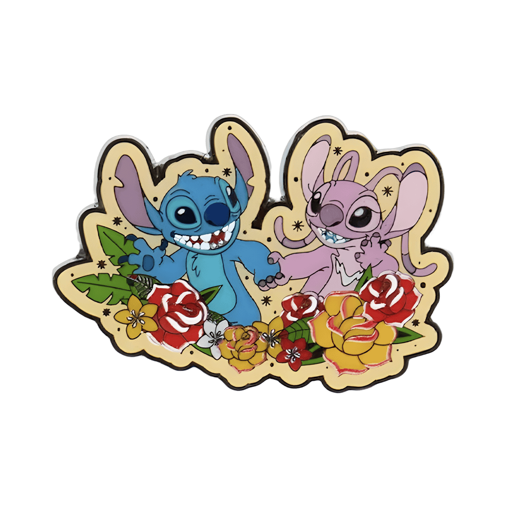 Angel and Stitch Walking Disney pin