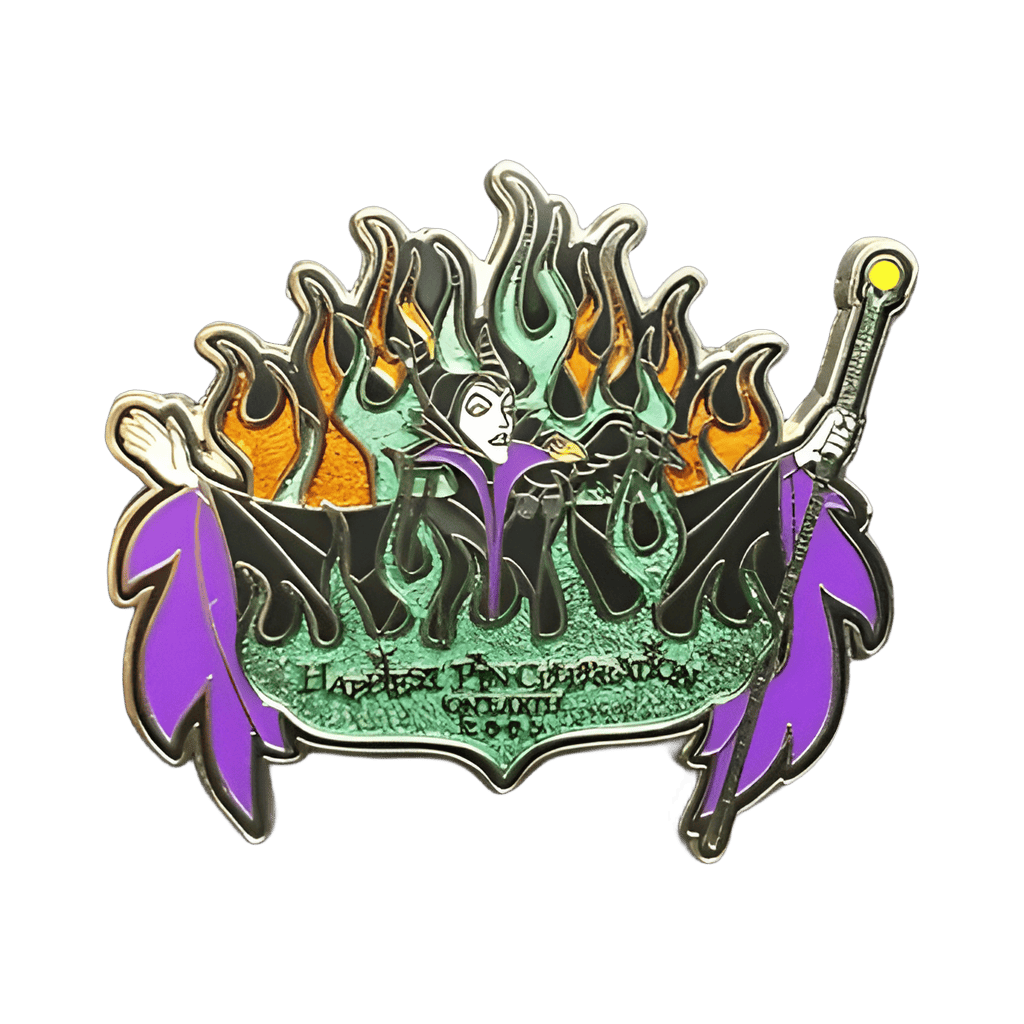 Happy Maleficent Disney pin