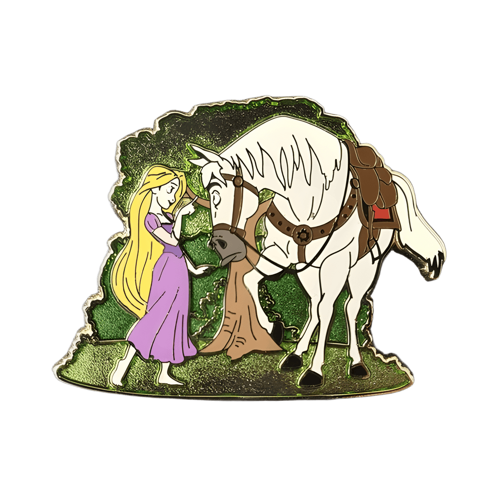 Rapunzel and Maximus Disney pin
