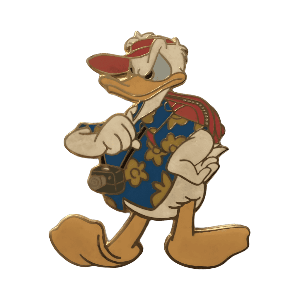 Tourist Donald Disney pin