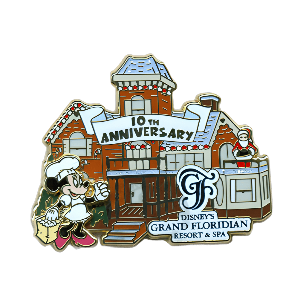 Grand Floridian Resort — 10th Anniversary of the Gingerbread House Disney pin