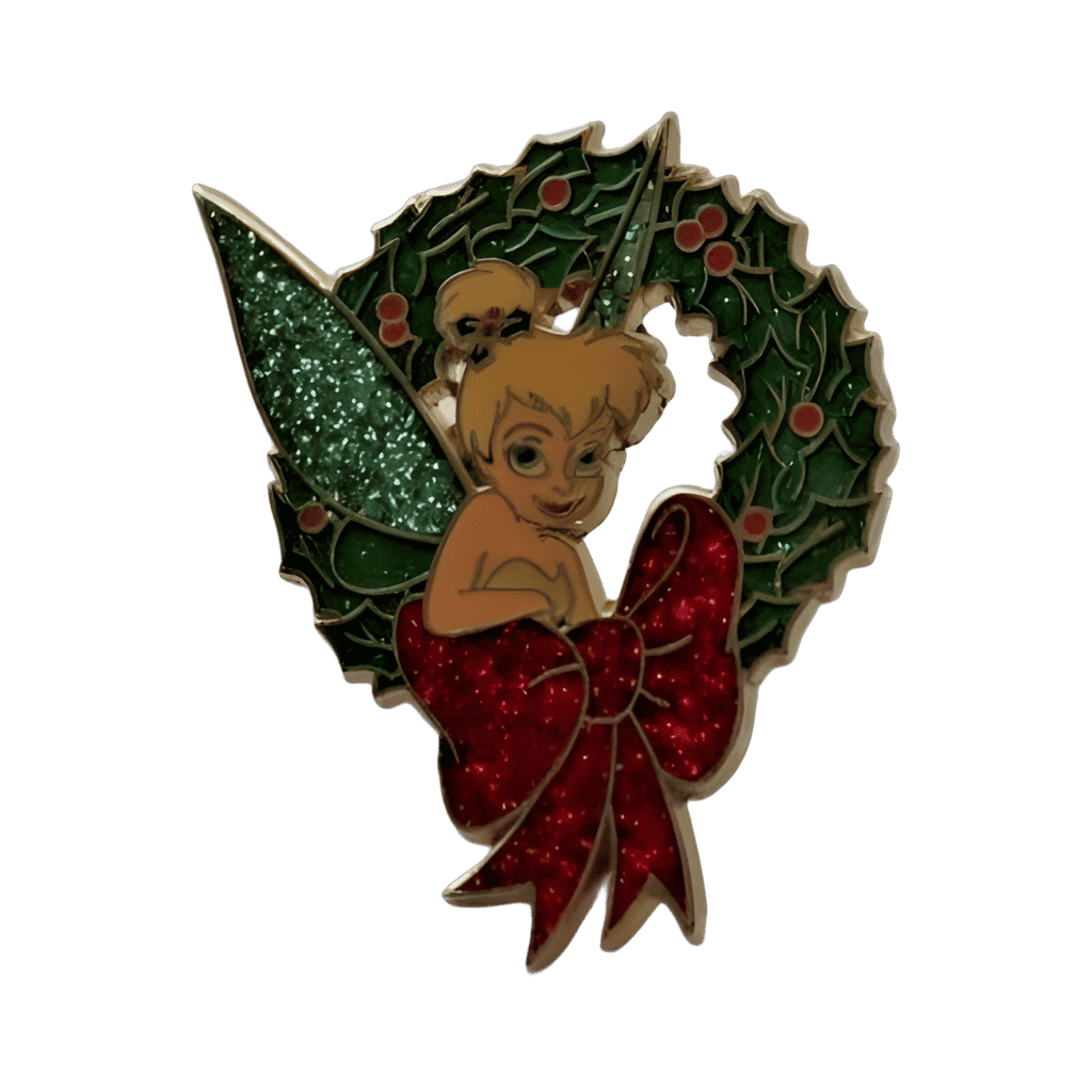 Tinker Bell Christmas Wreath Disney pin