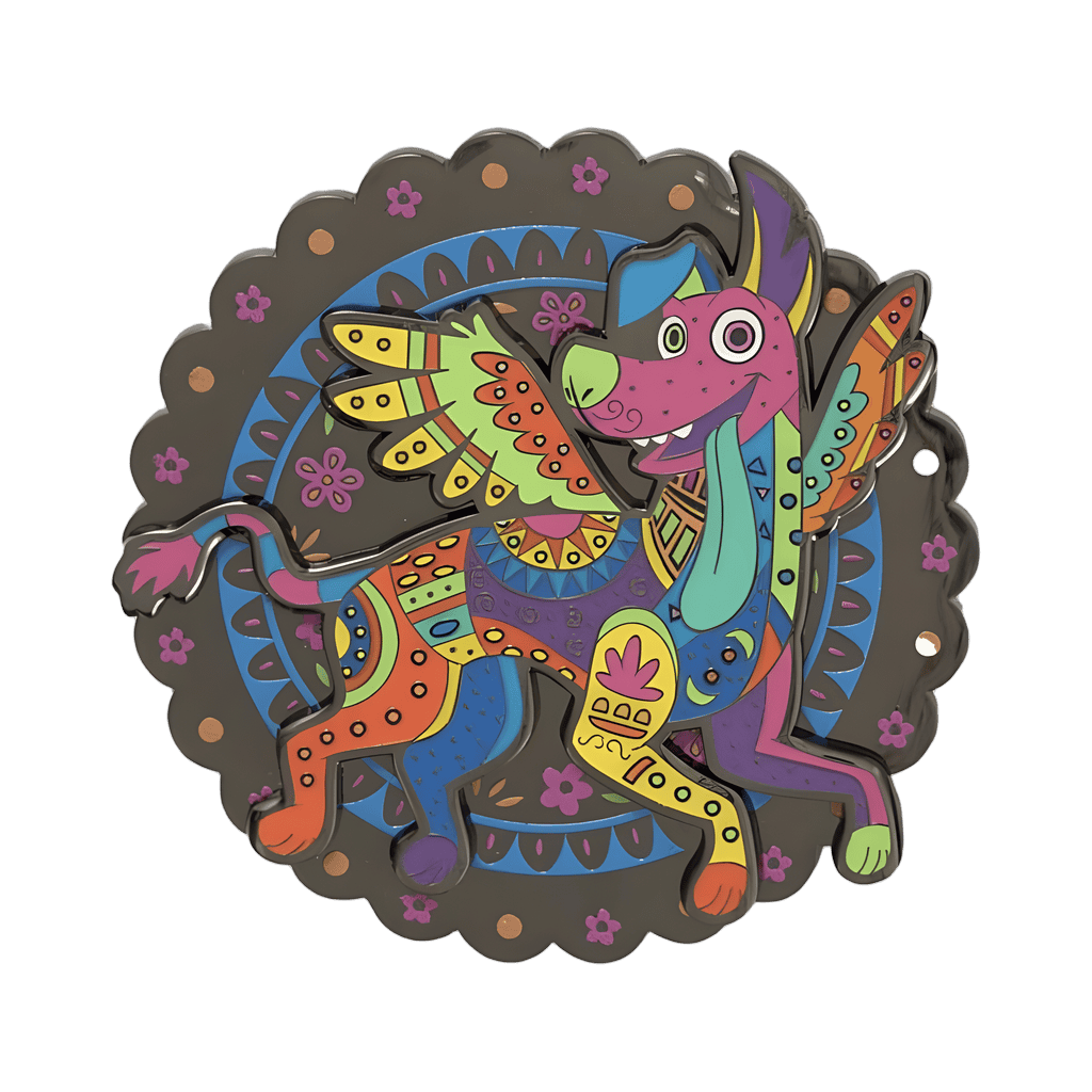 Alebrije Dante Glow-in-the-Dark Spinner Disney pin