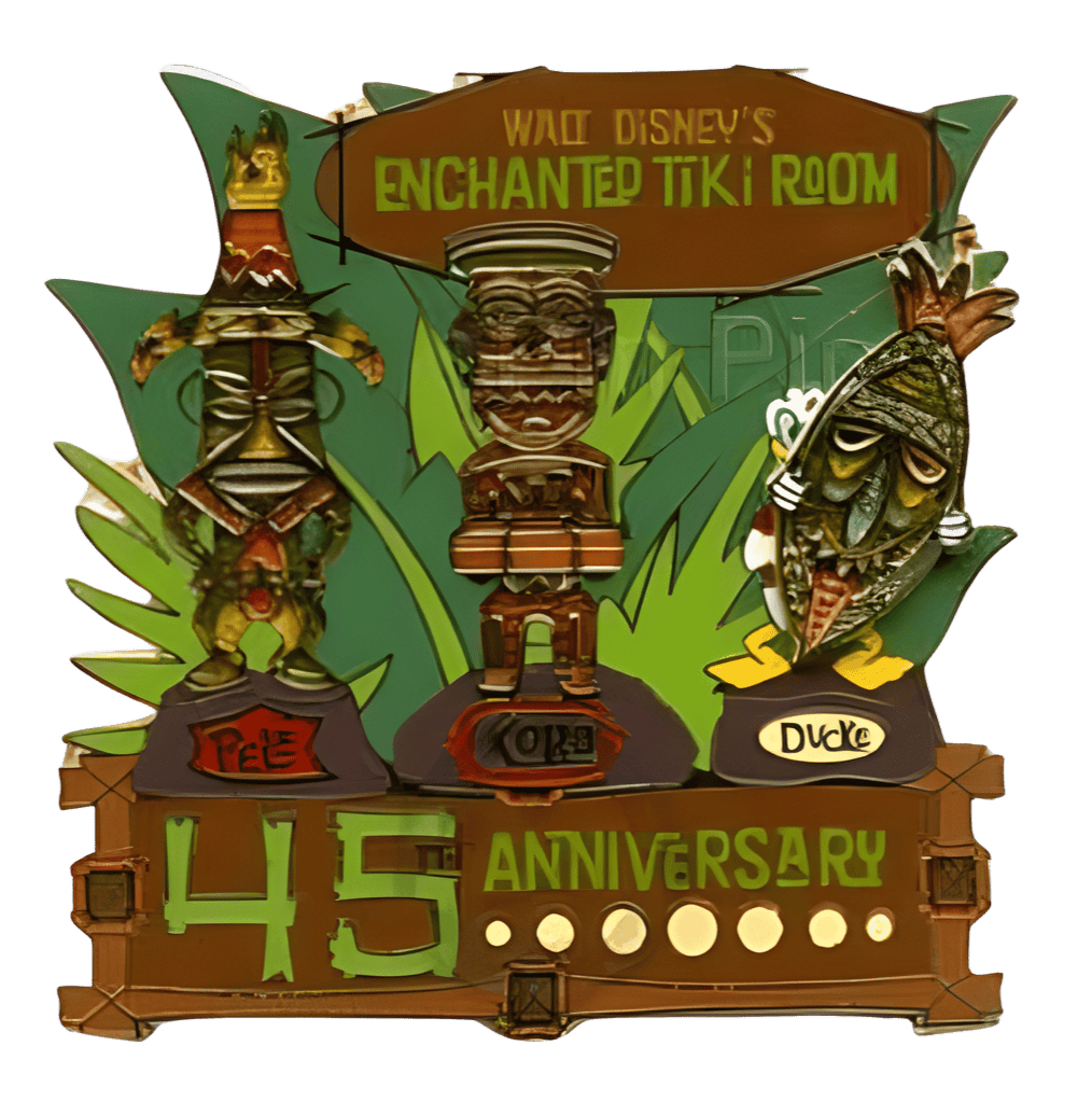 Tiki Room with Donald Duck Disney pin