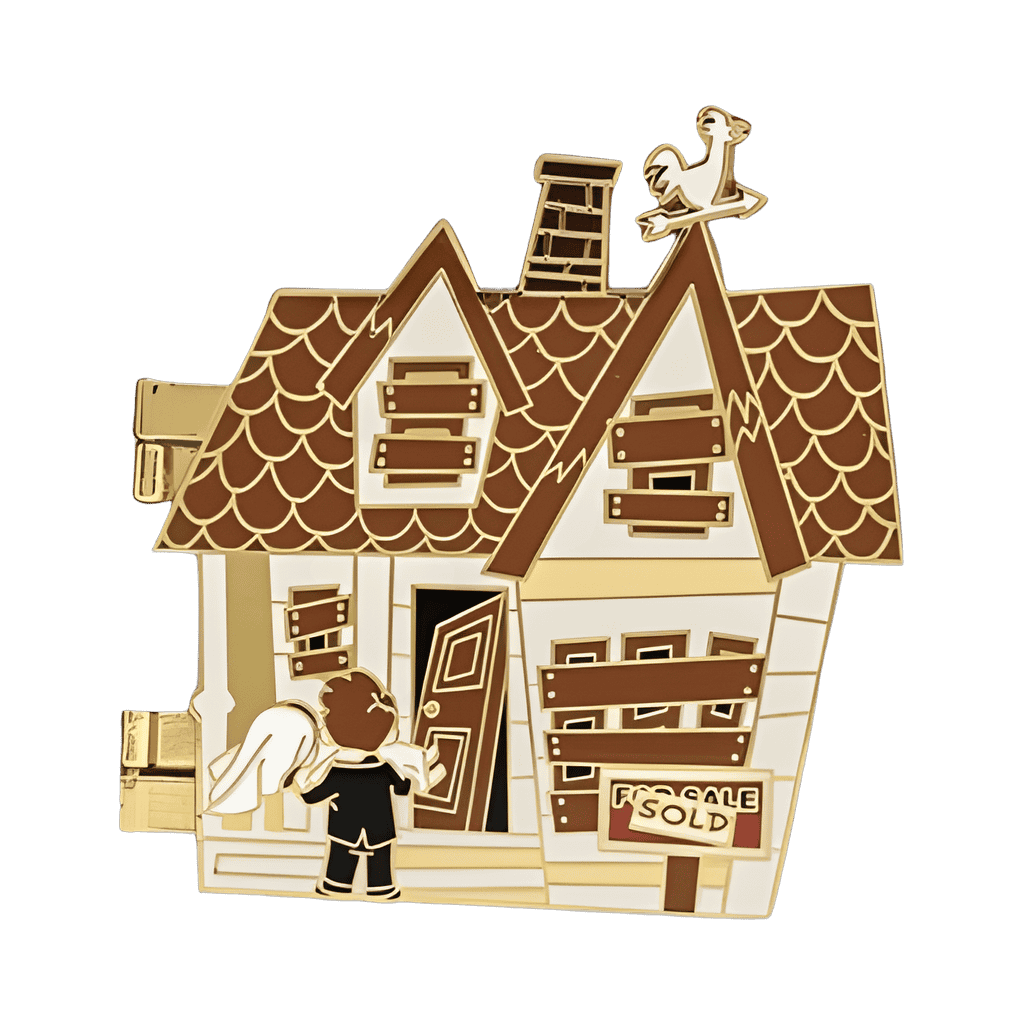 Hinged UP House Disney pin