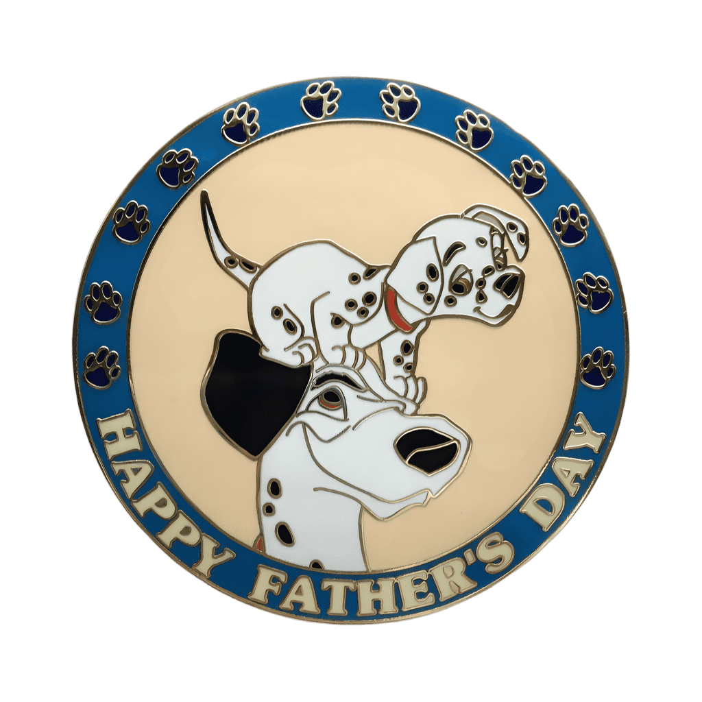 2004 - Pongo and Freckles - Pawprint Frame Disney pin