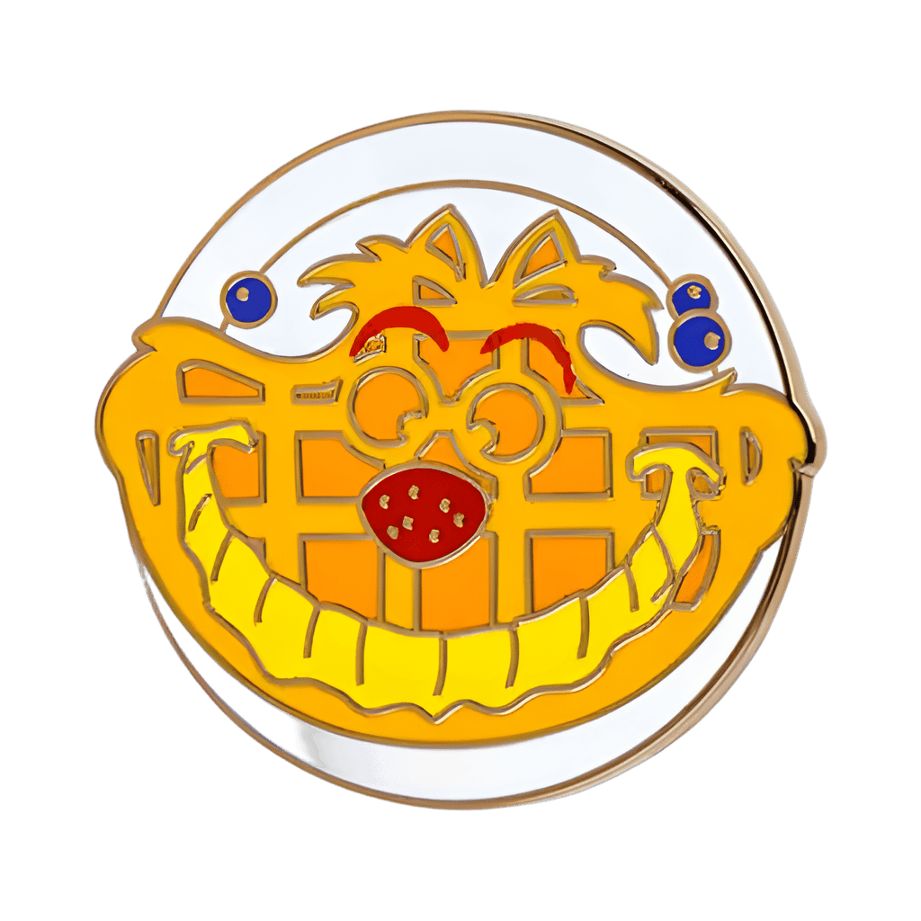 Cheshire Cat Waffle Disney pin