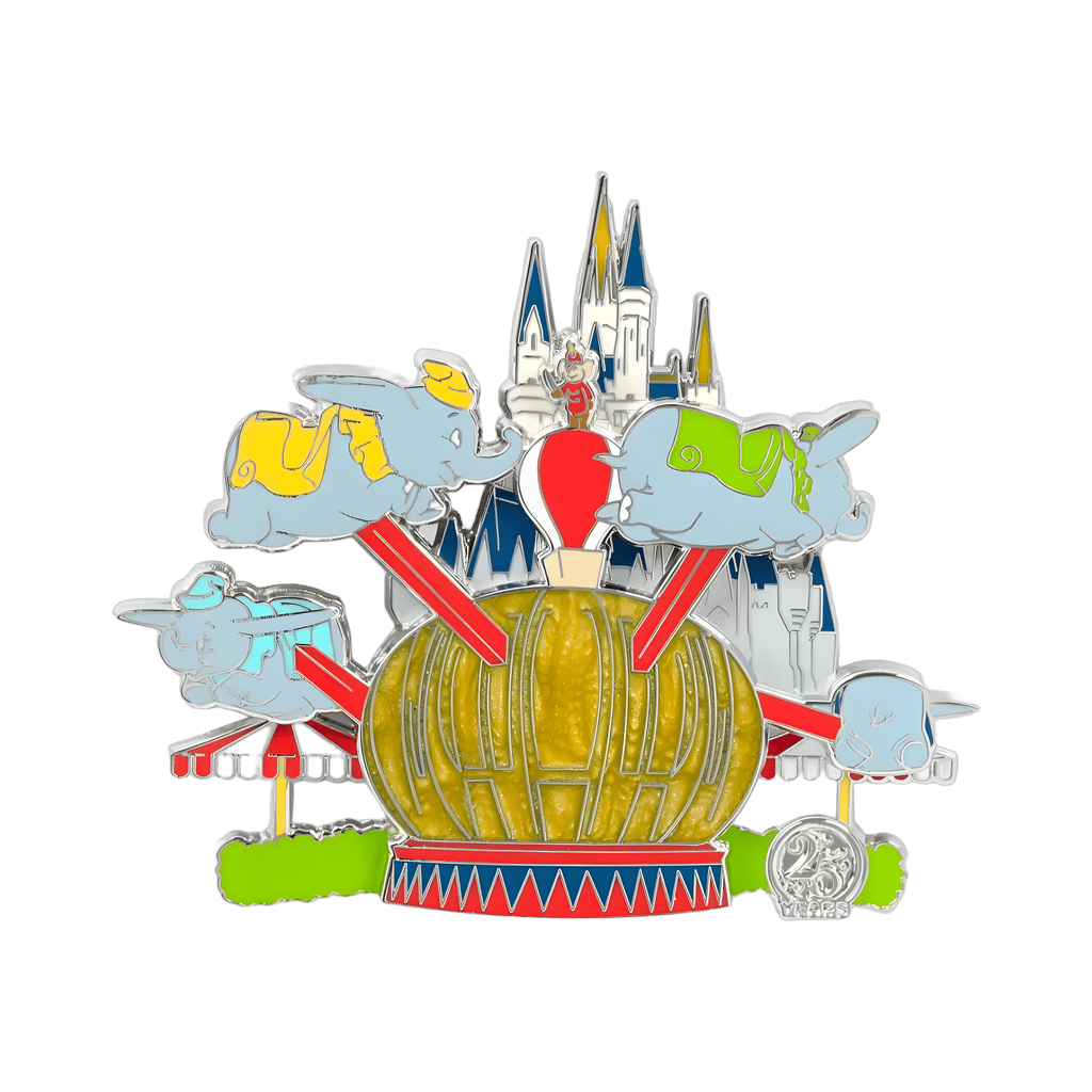 Dumbo the Flying Elephant and Castle Disney pin