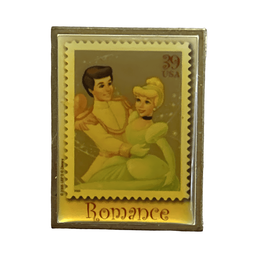 USPS romance stamp Disney pin
