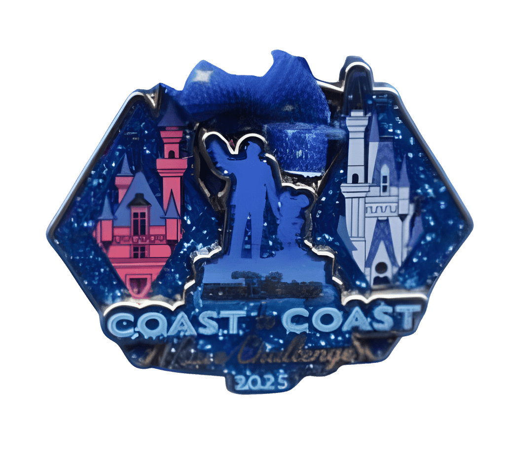 Coast to Coast Race Challenge Medal Disney pin