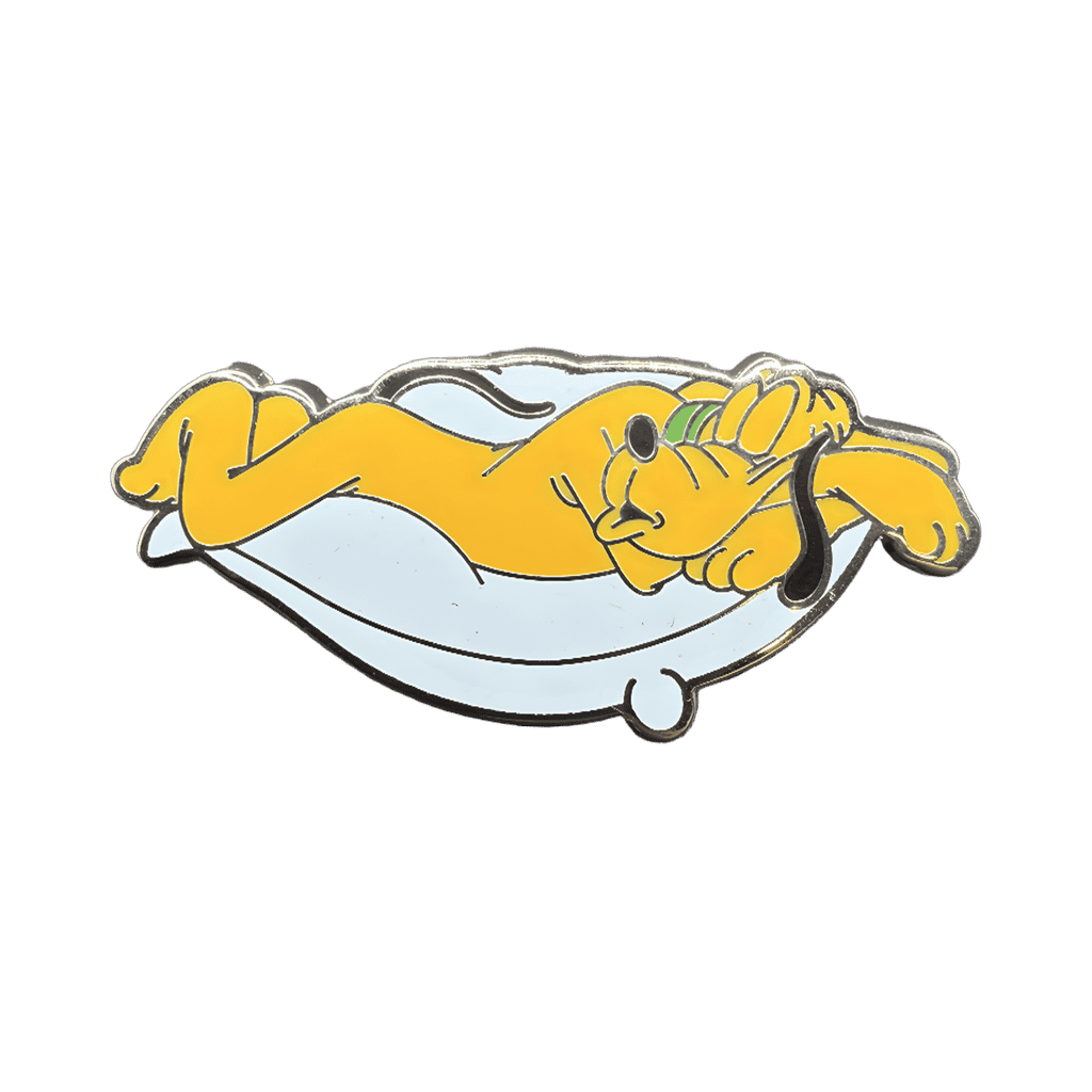 Sleeping Pluto on Pillow Disney pin