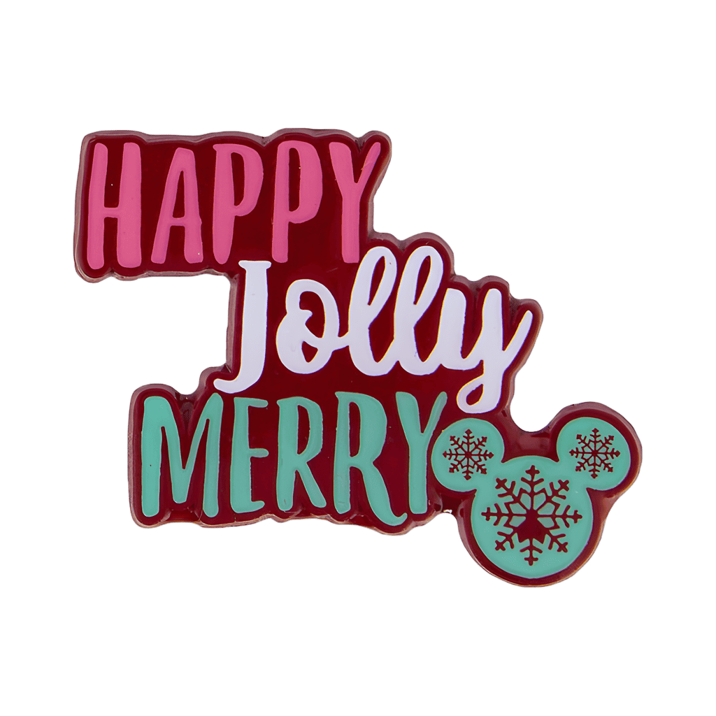 Happy Jolly Merry Disney pin