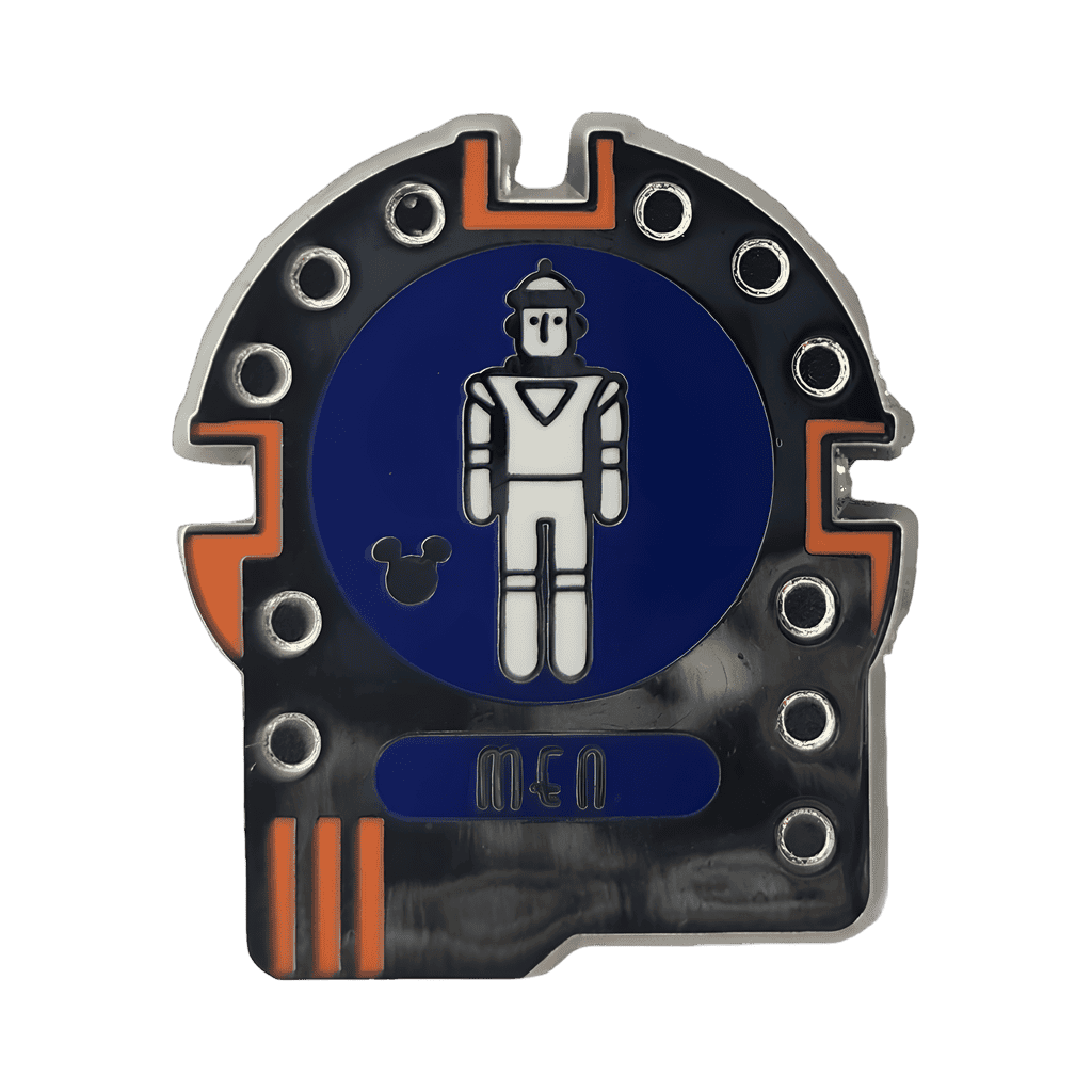 Tomorrowland Men's Restroom Disney pin