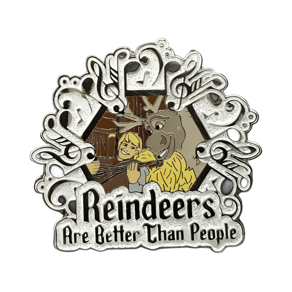 Reindeers are Better than People Disney pin