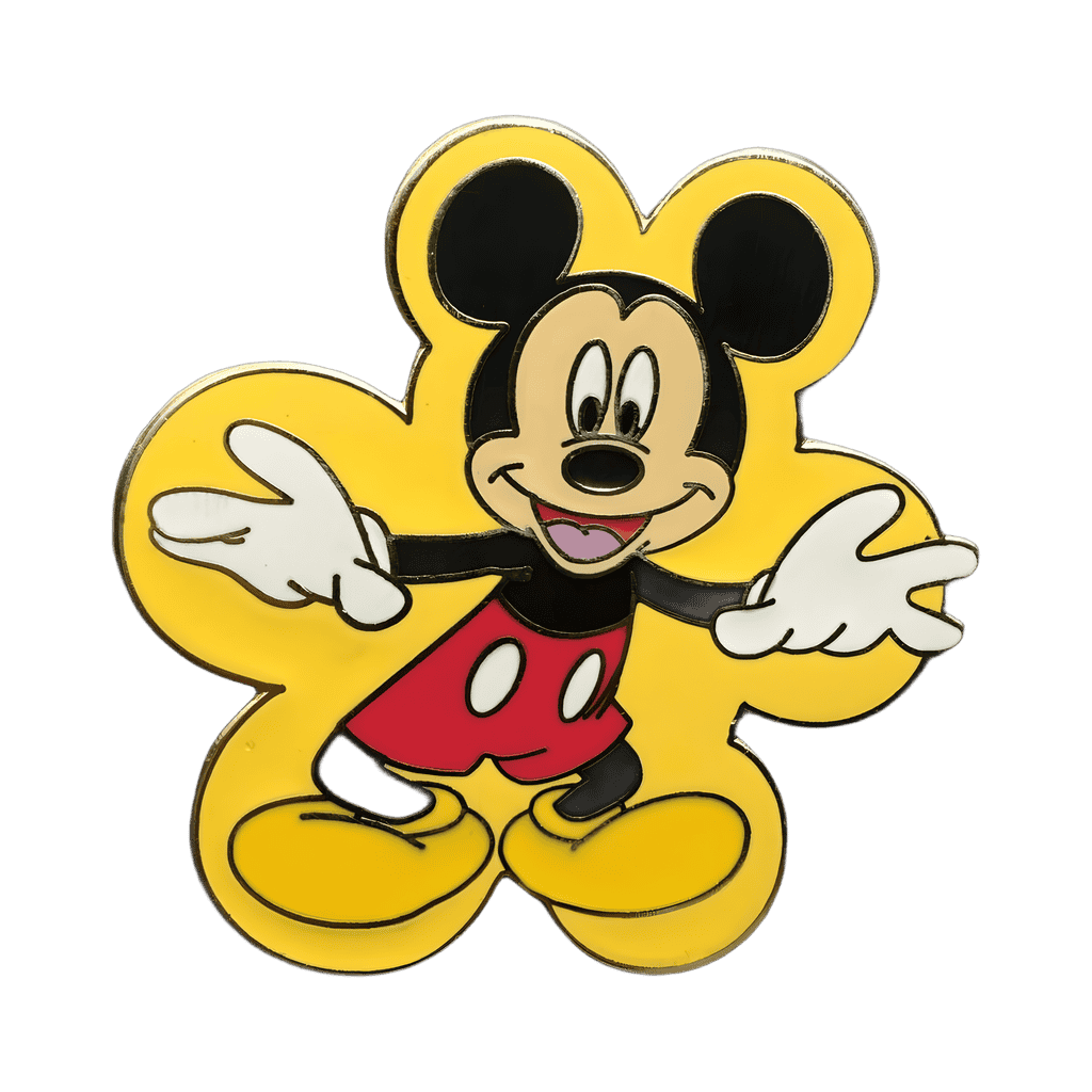 Smiling Disney pin