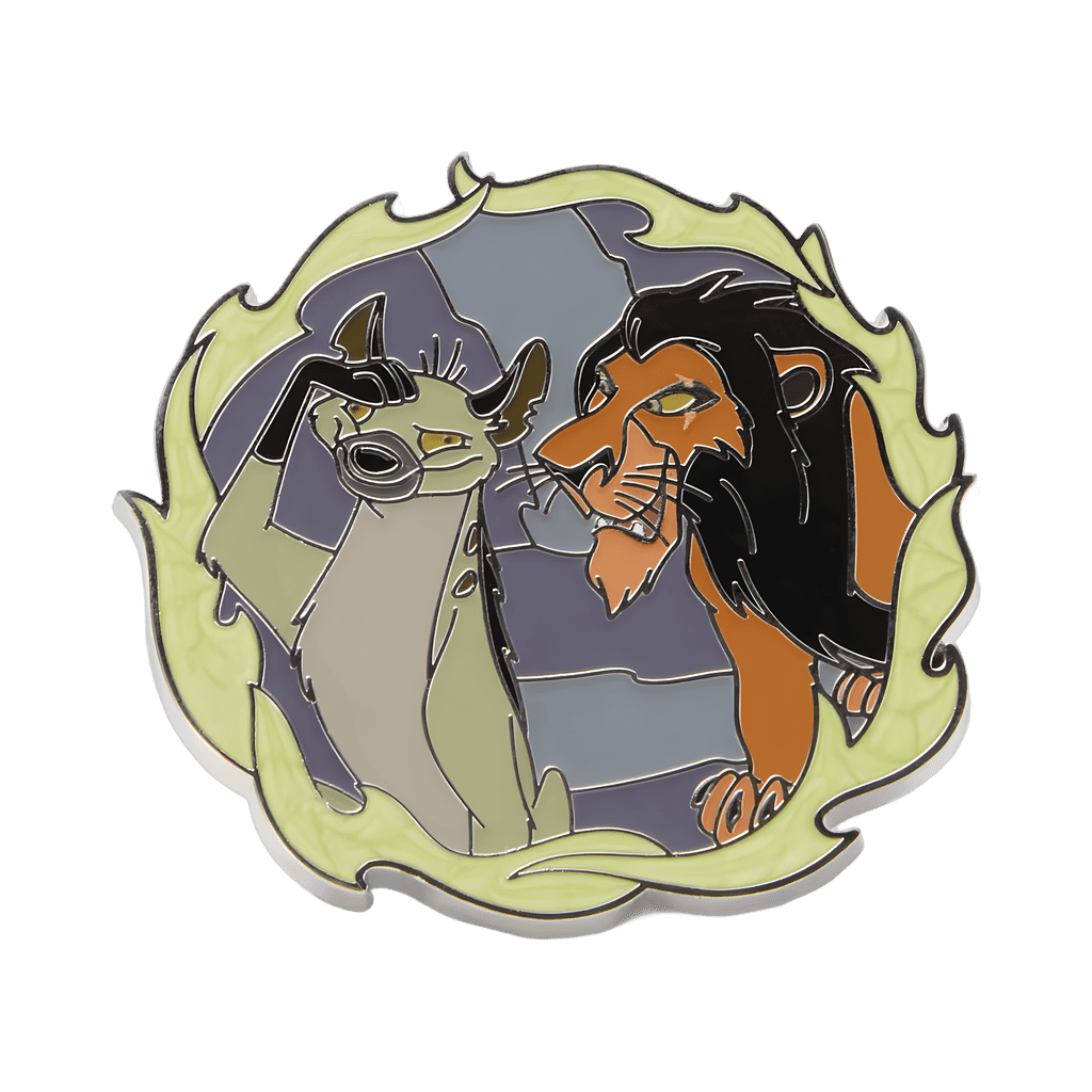 Scar & Ed (hyena) Disney pin