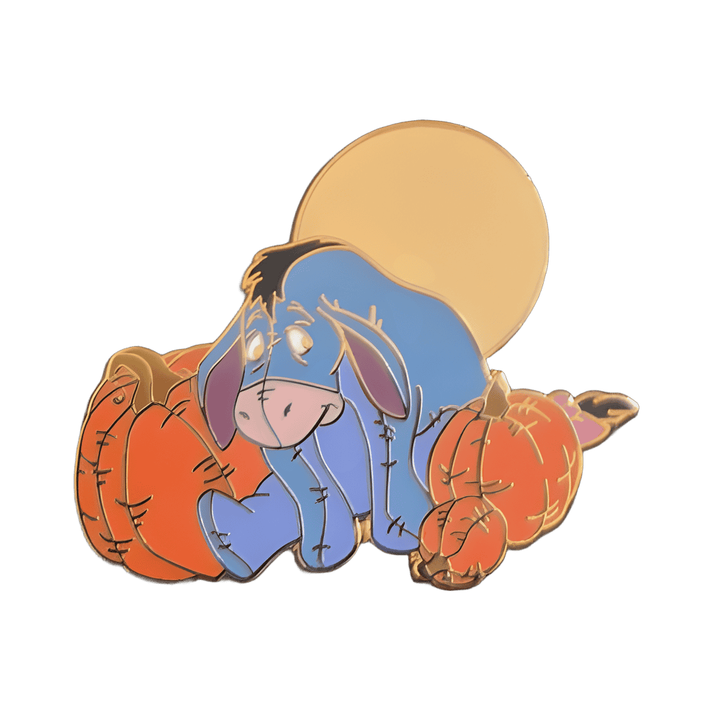 Eeyore Full Moon Pumpkin Patch Disney pin