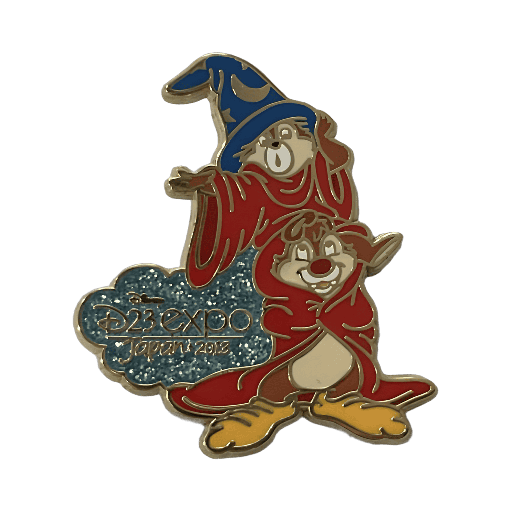 Sorcerer Fantasia - Chip & Dale Disney pin