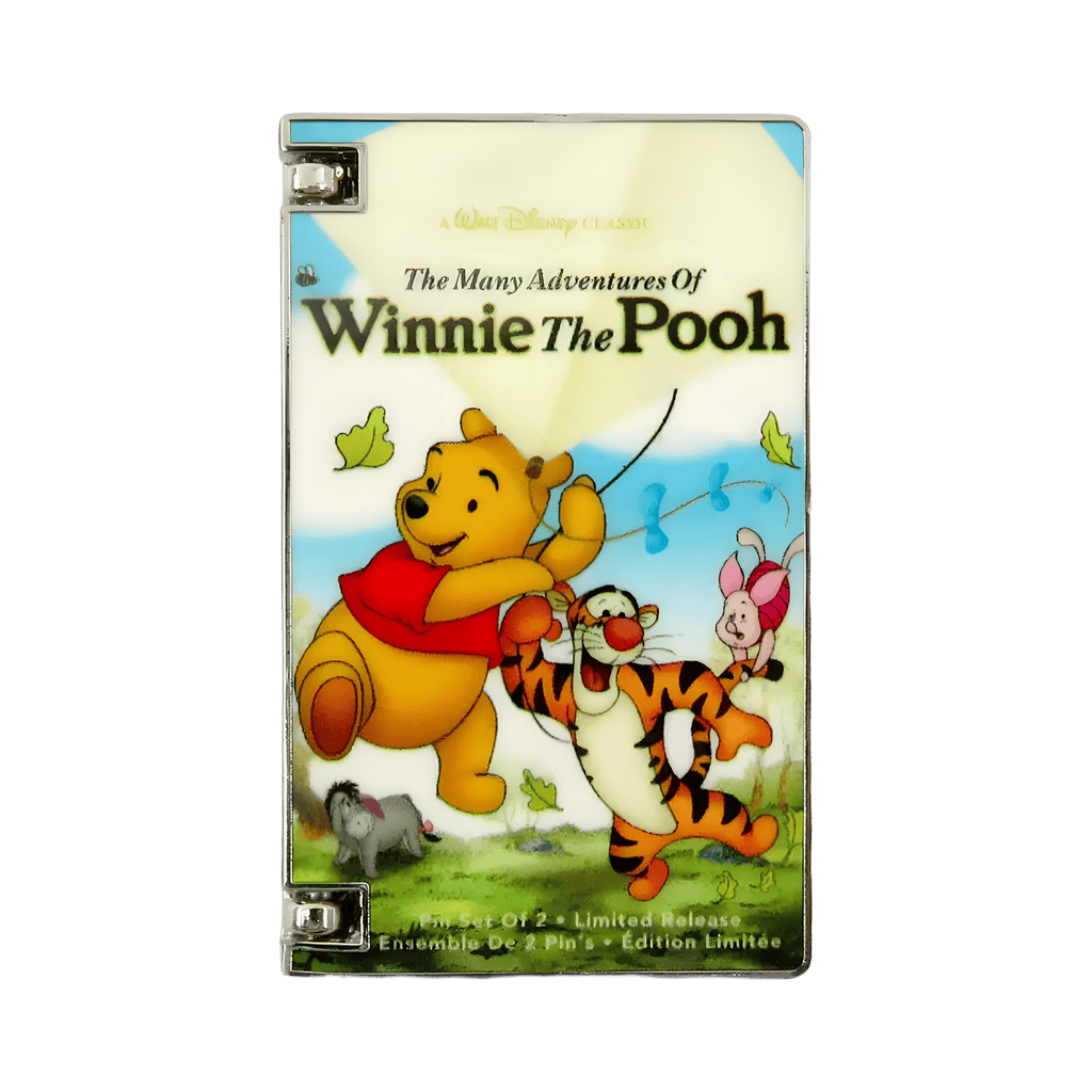 The Many Adventures of Winnie The Pooh Set - VHS Case Disney pin