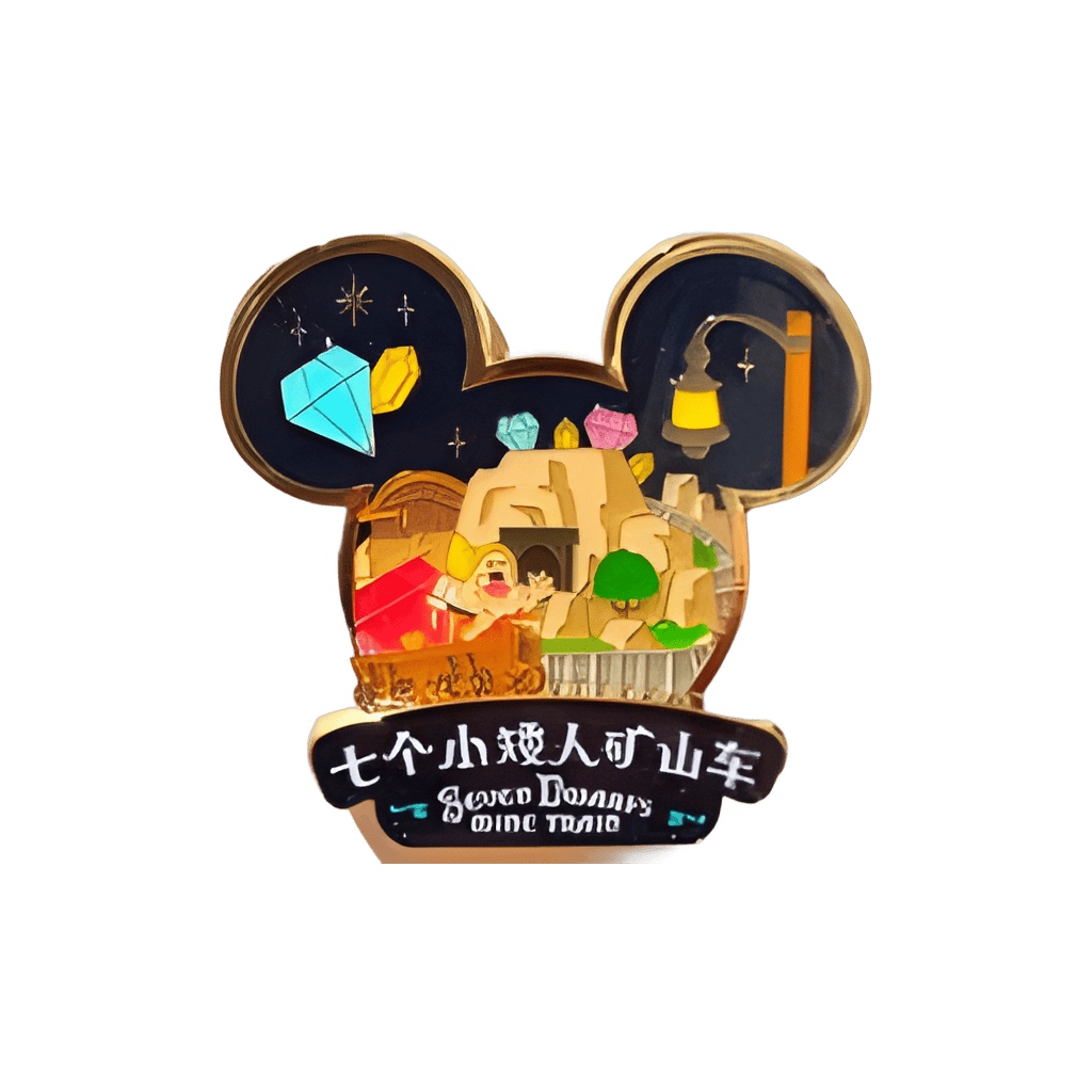 Seven Dwarfs Mine Train Disney pin
