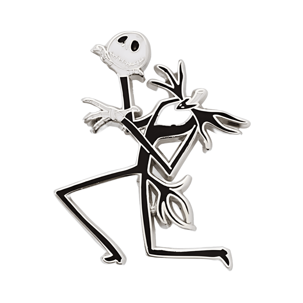Jack Skellington and Sally Pin Set - Jack Kneeling with Head Disney pin