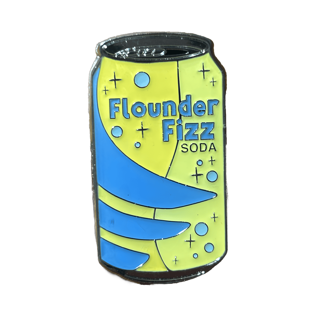 Flounder Fizz Soda Disney pin