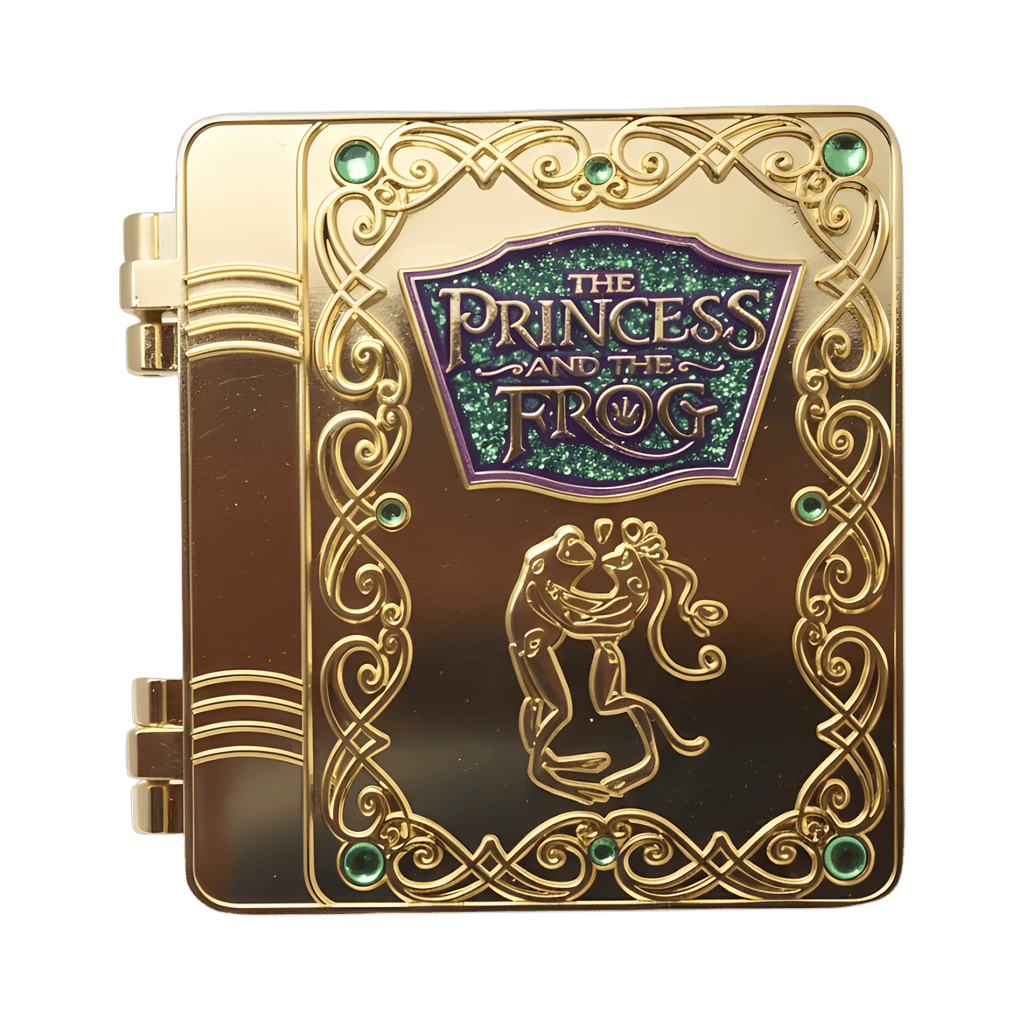 Princess and the Frog Hinged Book - Frog Tiana and Naveen Disney pin
