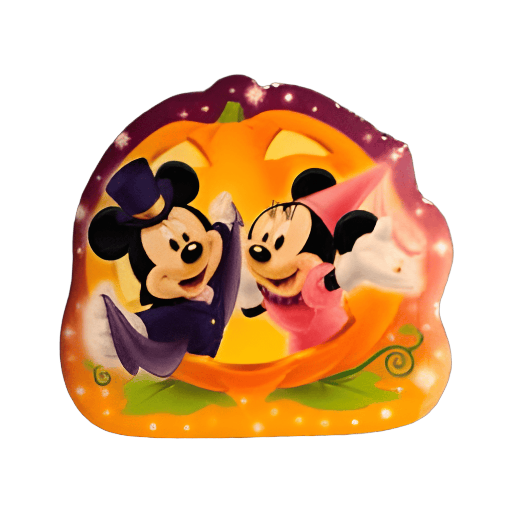 Mickey and Minnie Halloween Pumpkin Disney pin