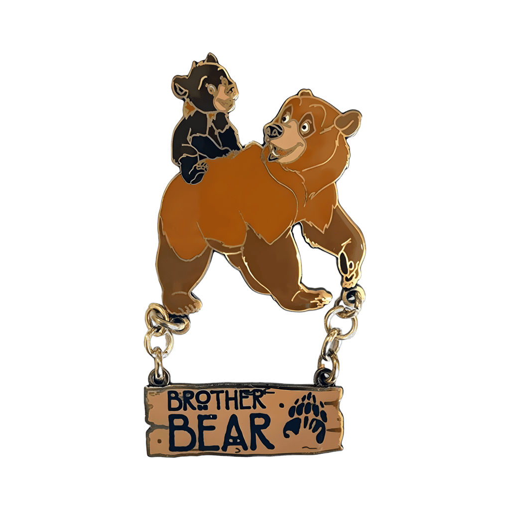 Koda & Kenai Dangle Logo Disney pin