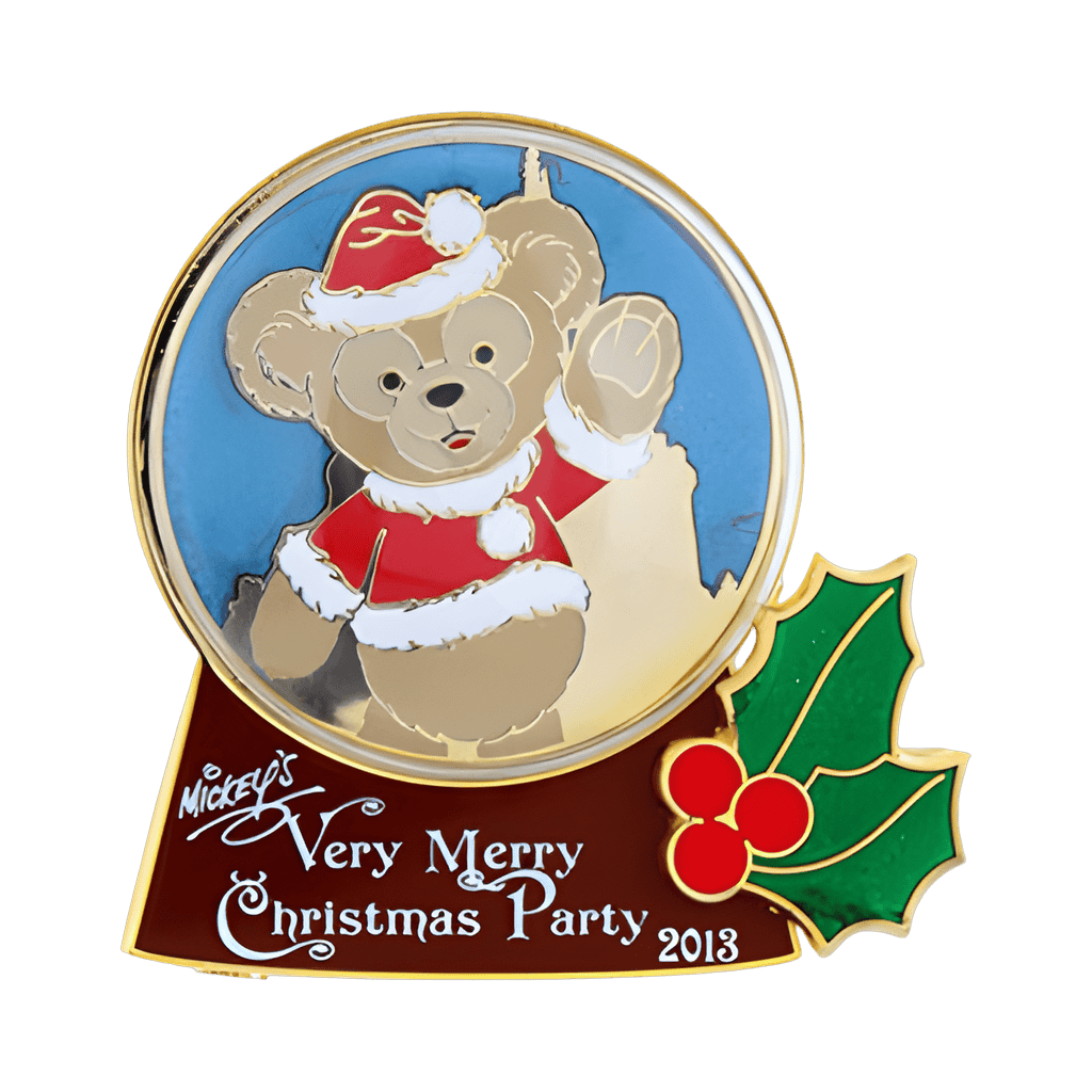 Santa Duffy Snow Globe Disney pin