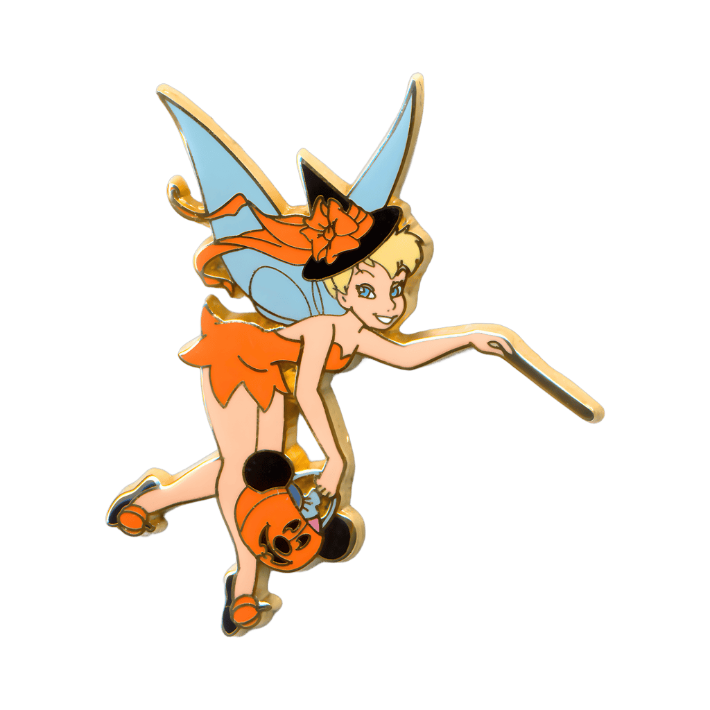 Tinker Bell Wearing an Orange Witch Costume Disney pin