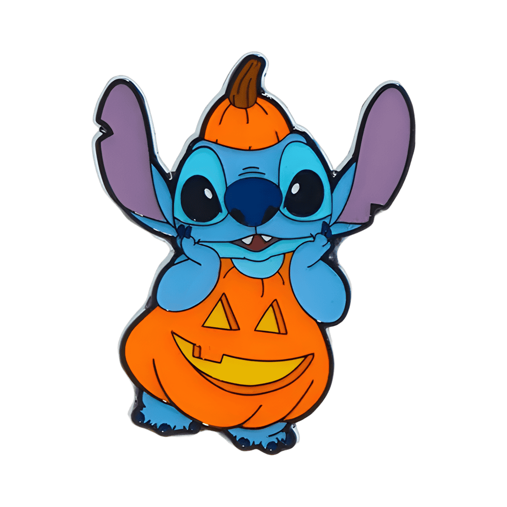 Pumpkin Stitch Disney pin