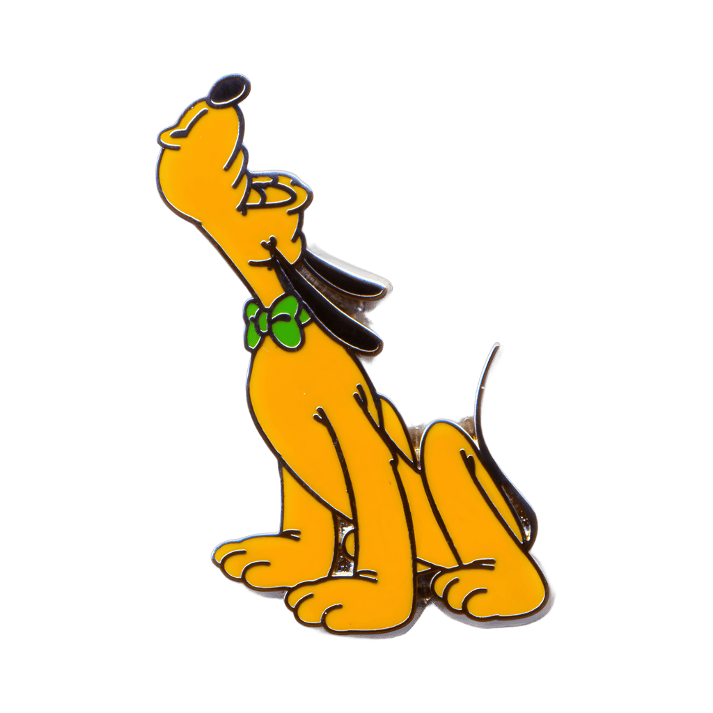 Pluto Wearing a Green Bow Tie Disney pin