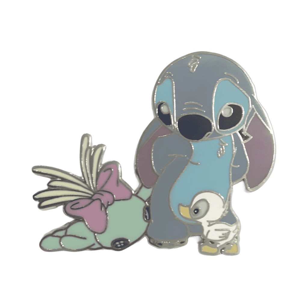 Stitch and Scrump With Duckling Disney pin