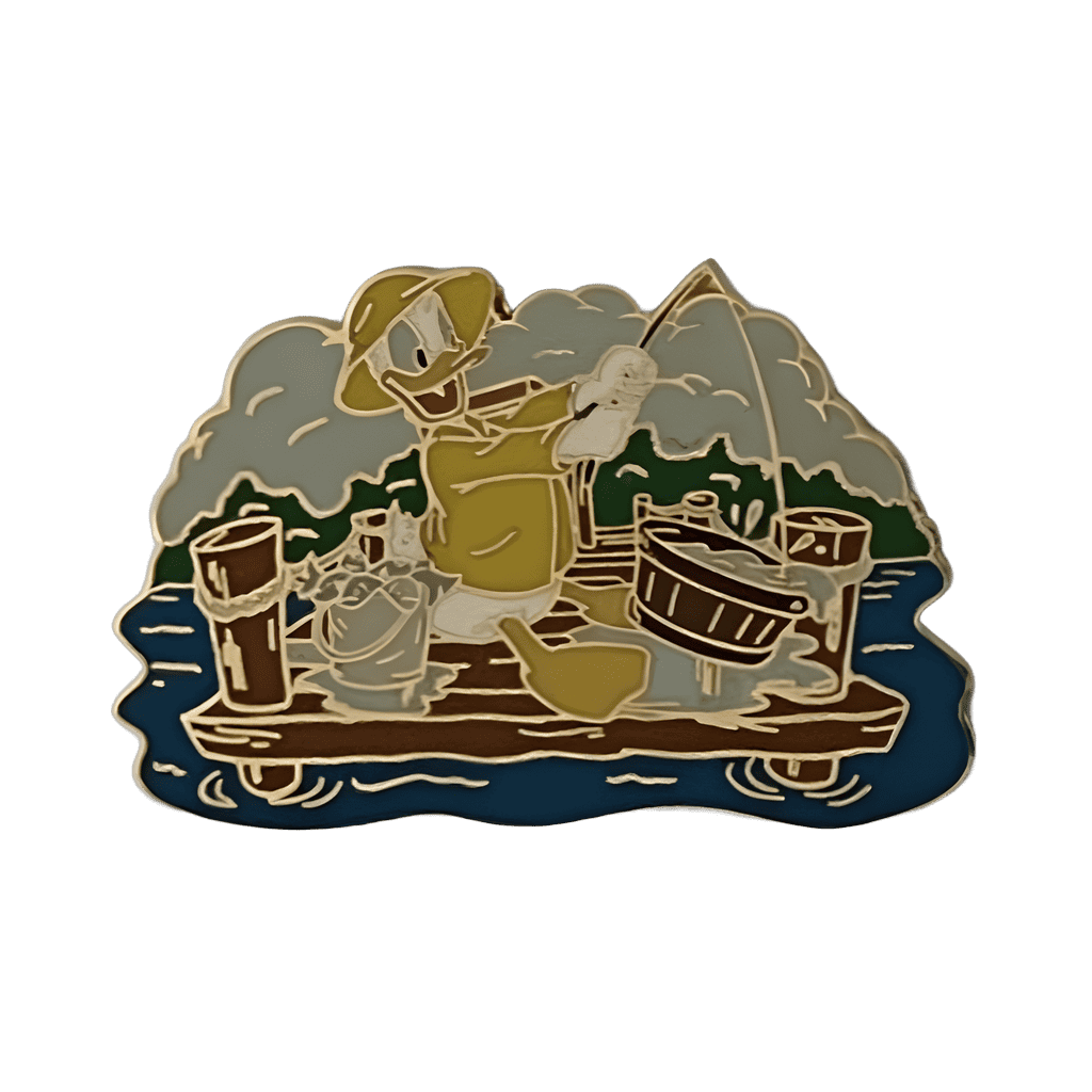 Fisherman Disney pin