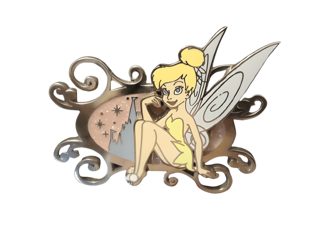 Tinker Bell Sat in Ornate Frame Disney pin