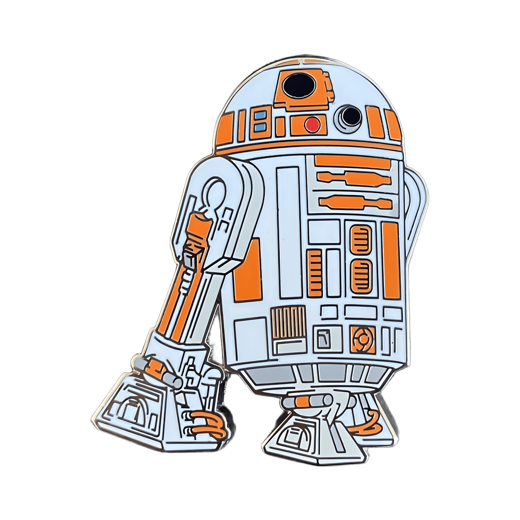 Orange R2-D2 (M5-K7) Disney pin
