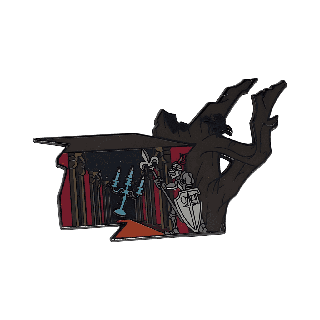 Candlestick Floating in the Endless Hallway Disney pin