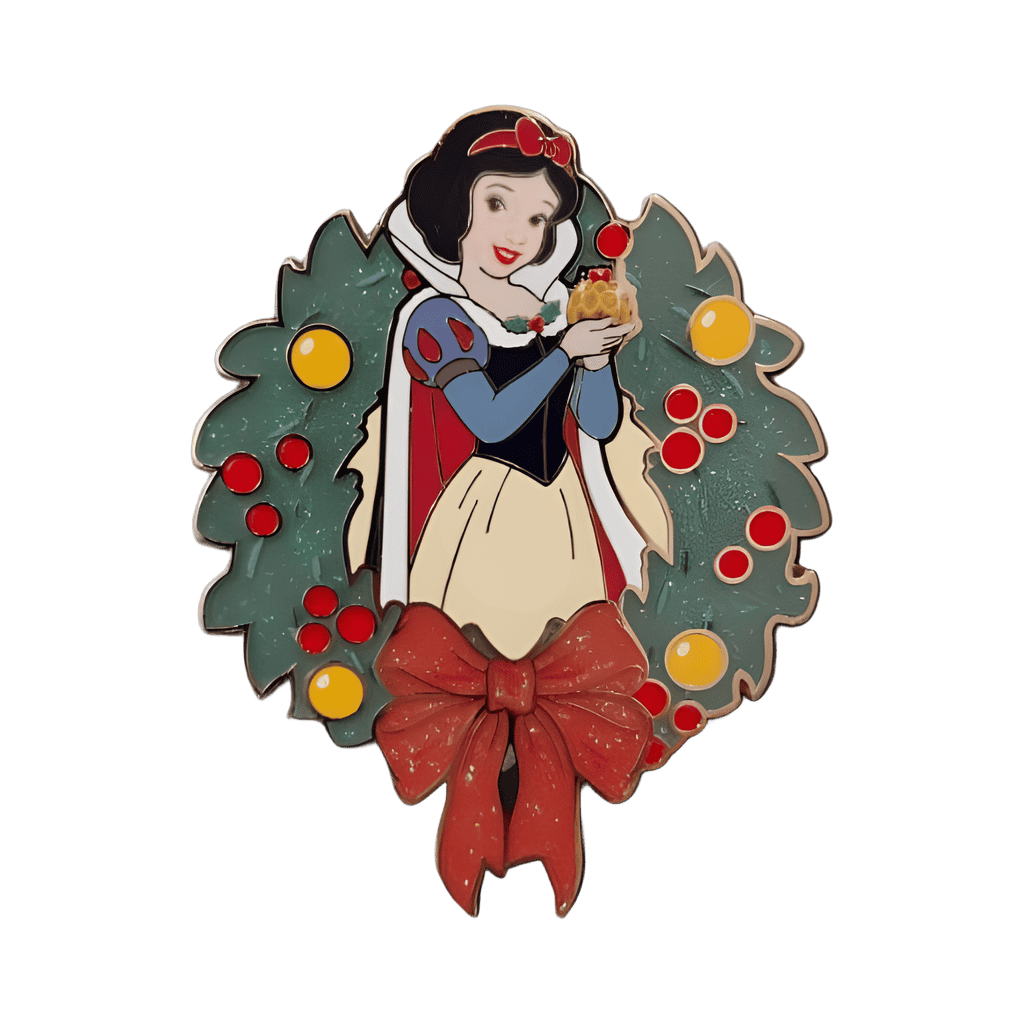 Snow White Glitter Wreath CHASER Disney pin