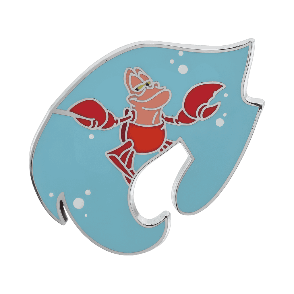 Ariel Sitting On A Rock Mystery Pin Puzzle Collection - Sebastian Disney pin