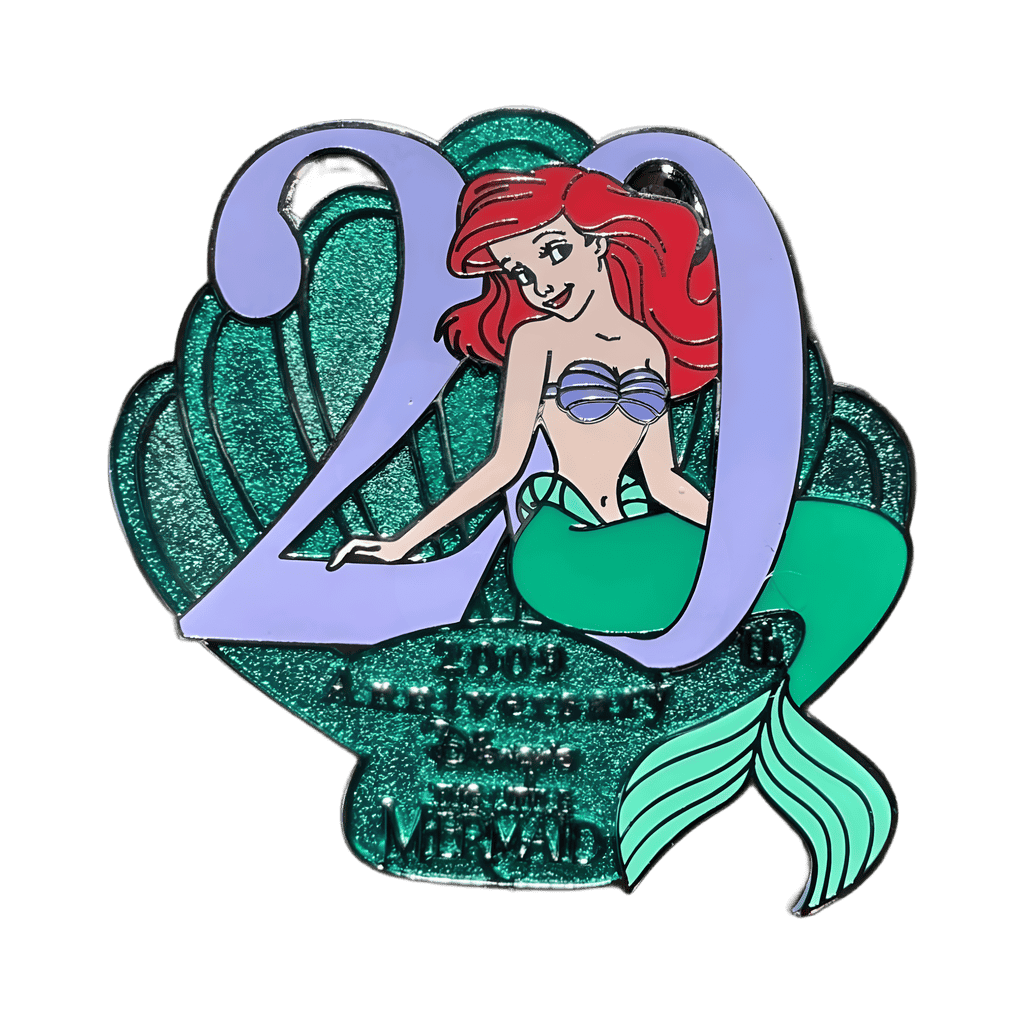 The Little Mermaid 20th anniversary Disney pin
