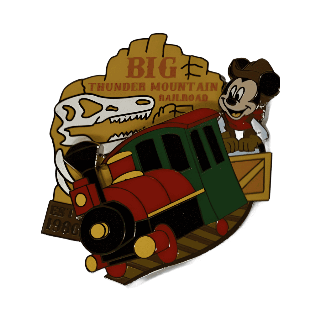 Big Thunder Mountain Railroad 40th Anniversary - Mickey Disney pin