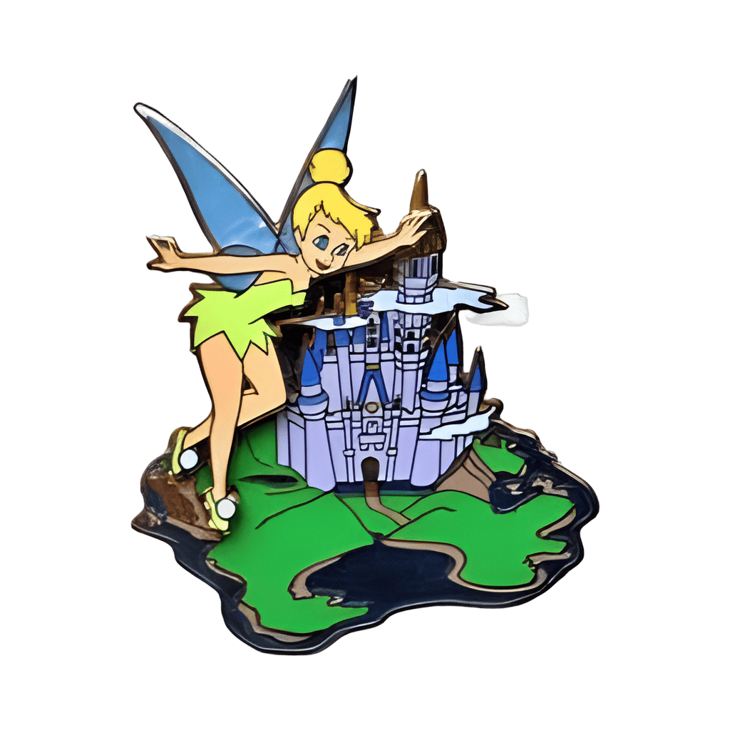 Tinker Bell Over Cinderella Castle Disney pin